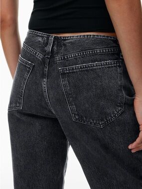 Zara - High-Rise Black Wash Women's Jeans